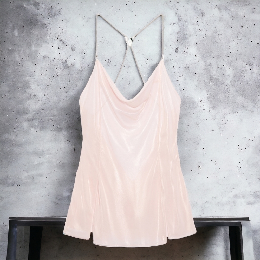 SAVAGE X FENTY LIQUID METAL SLIP PLAYTIME PINK  XL